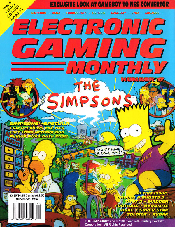 Electronic Gaming Monthly Issue 17 (December 1990) cover